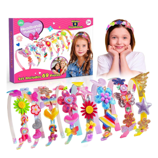 3-12 Year Old Girl Gifts, Arts and Crafts for Kids Toys for 3-10 Years Olds Girls Girls Hair Accessories Gift Set Stocking Fillers for Girls Gifts for Teenage Girls Presents for 3-10 Year Olds Girls