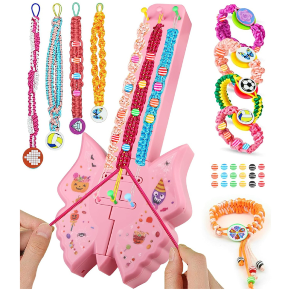 Friendship Bracelet Making Kit for Girls, Birthday Gifts for Girls Art and Crafts for Age 7 8 9 10 11 12 Year Old Kids Travel Activity Set