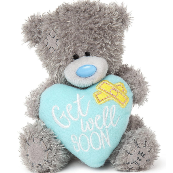 Me to You Tatty Teddy with Get Well Soon Heart