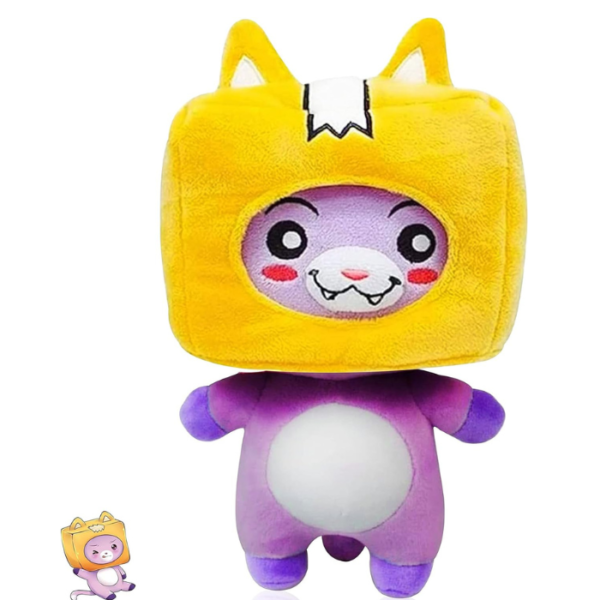 KOSTIZ LankyBox Plushies Foxy Boxy And Rocky, LankyBox Plush with Detachable Removable Head Mask