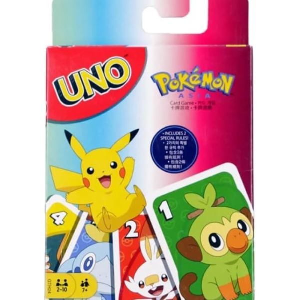 Pokemon UNO Gift family entertainment Card Game - The Ultimate Video Game Collectors Deck for Fans couples and kids