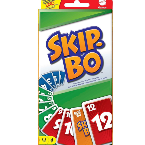 Mattel Games, SKIP-BO Card Games for ages +7, card sequencying family game from UNO creators