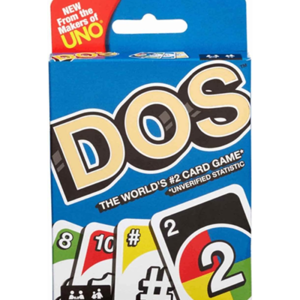 Mattel Games DOS, Uno Card Game, Mattel Games, Family card game, FRM36